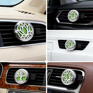 Difusor <span class=keywords><strong>de</strong></span> Aromaterapia para Coche, Clip <span class=keywords><strong>de</strong></span> Ventilación <span class=keywords><strong>de</strong></span> Aire, Diseño <span class=keywords><strong>de</strong></span> Árbol <span class=keywords><strong>de</strong></span> la Vida, 30 mm, Aleación Sólida, para Aceites Esenciales - Product Image 6