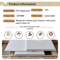 Panneaux muraux en PVC imperméables et résistants à l'humidité, faciles à installer, couleur personnalisée, pour salle de bain et fond de télévision, designs de panneaux muraux en PVC