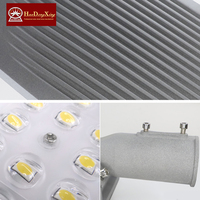 Lampe de route LED à cellule photoélectrique IP65 Guangdong, éclairage extérieur, design en aluminium, puce SMD, AC 4000K, gamme de 40W à 200W, prix d'usine