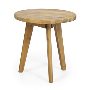 Marina Side <b>Table</b> Round Wood Modern Design Living Room Furniture - Product Image 4