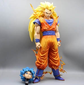 Nuevo 47CM dragón DBZ Son Goku Anime PVC figura de acción estatua Unisex <span class=keywords><strong>Kakarotto</strong></span> juguete de modelos coleccionables estilo de dibujos animados - Product Image 1
