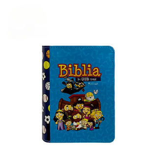 <span class=keywords><strong>Bible</strong></span> Reina Valera en cuir personnalisé avec couverture rigide, impression avec fermeture éclair en métal <span class=keywords><strong>illustrée</strong></span>, bibles pour enfants - Product Image 3