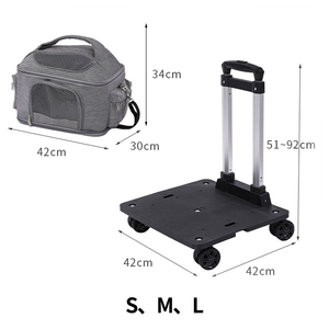 Wholesale Detachable Foldable Breathable Travel Portable Cat <b>Carrier</b> <b>Bag</b> Pet <b>Dog</b> Stroller - Product Image 2