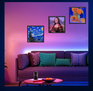 Panel de visualización Led con conexión Bluetooth de 64x64 píxeles, Decoración de mesa montada en la pared, pantalla Led RGB, matriz de puntos Led para Decoración - Product Image 4