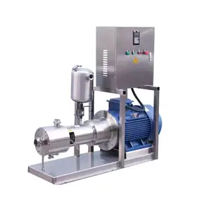 sanitary dry plastic ice cream food high shear mixer pump machine homoginizing emulsification pump