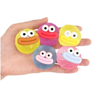 CHENXI Nouveau Design Jouet à Presser en Capsule de Maltose à Bords Ondulés Mochi Squishy 2 Pouces, Jouet en Capsule Distribuée par Distributeur Automatique pour Adolescents et Adultes