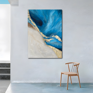 Pintura al óleo pintada a mano pura pintura decorativa <span class=keywords><strong>mar</strong></span> de nubes vasta sala de estar sofá <span class=keywords><strong>Fondo</strong></span> pintura colgante de pared - Product Image 4