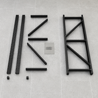 Étagères en fer de moyenne capacité, 5 niveaux, 200 kg/niveau, empilables, installation facile, anti-rouille, système de rayonnage pour supermarchés et entrepôts