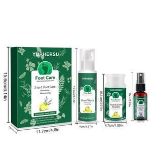 YURHERSU Marque privée Dissolvant d'odeurs de pieds Naturel Organique Portable Prévenir les odeurs Poudre de <span class=keywords><strong>pied</strong></span> Déodorant <span class=keywords><strong>Odeur</strong></span> de citron Longue durée - Product Image 6