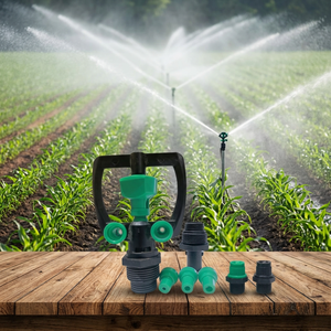 Buse d'arrosage rotative à 360 degrés avec filetage mâle de 1/2 et 3/4 pouce pour l'irrigation des parcs et des pelouses - Product Image 1