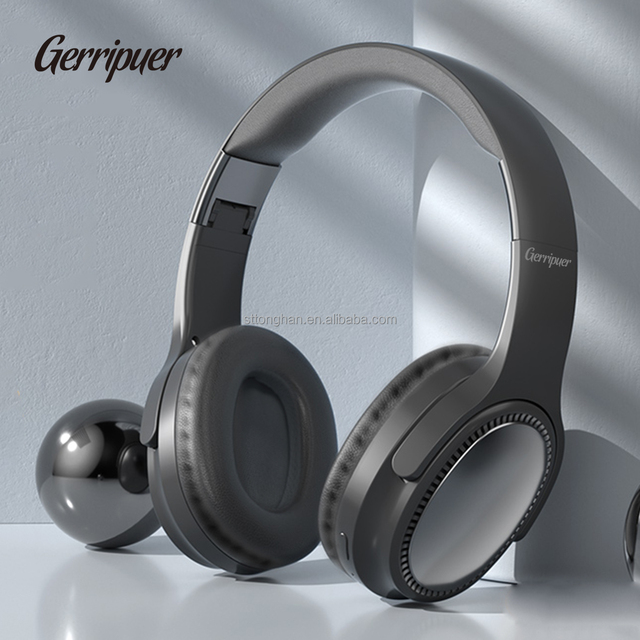 Gerripuer Trendy Dynamic Custom Wireless Over-Ear Headphones JL Chipset 5.3 IPX3 Waterproof Sports Mobile Phone Low Latency
