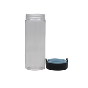 4oz 8oz 10oz CR Botellas Pet Plastic 2oz Tarro de boca ancha con tapa evidente a prueba de niños y anillo de manipulación - Product Image 2