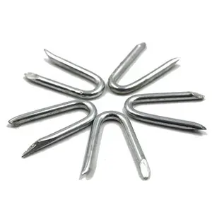 U Type Nails Fence Staple Used For Wooden Post Fence And Barbes