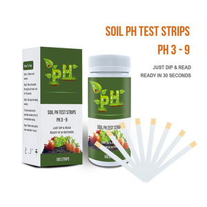 Tiras reactivas para pruebas de pH del suelo, 100 tiras, pH 3-9, para pruebas en jardines, campos agrícolas y huertos - Product Image 4