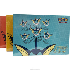 การ์ดโปเกมอน PTCG ของแท้ ชุดของขวัญขั้นสูง <span class=keywords><strong>Ibrahimovic</strong></span> ภาษาจีน Reib Fire Eevee Water Eevee การ์ดสะสมแบบกำหนดเอง ของขวัญ - Product Image 2