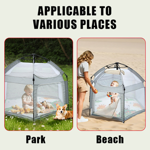 Tenda Gioco Pop-up Pieghevole in Tessuto Prodigy UF005 per Neonati, <span class=keywords><strong>Casa</strong></span> Giocattolo Sportiva 160cm per Uso Interno ed Esterno - Product Image 4