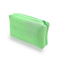 Sacs cosmétiques de poche de tirette en caoutchouc souple de néoprène de grande capacité imperméable de forme de triangle