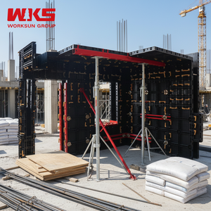 Coffrage modulaire en plastique fonctionnant comme moules à blocs de béton pour le revêtement de tunnels et les dalles de fondation - Product Image 1