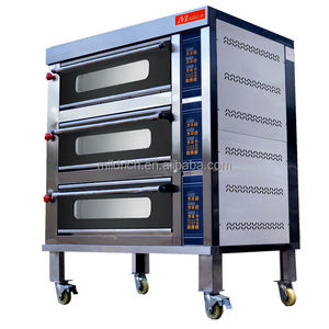 MILDRICH เชิงพาณิชย์เตาอบเบเกอรี่สำหรับขาย/หรูหราไฟฟ้าสามดาดฟ้าหกถาดขนมปังเตาอบที่มีประตูกระจก - Product Image 1