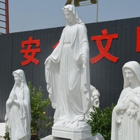Moules de style occidental pour usage extérieur, couleurs personnalisées de haute qualité, statues de la Vierge Marie en marbre