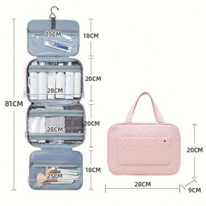 Factory Direct Sales Small Batch Waterproof Toiletry Bag Hanging Travel Bag <b>Makeup</b> <b>Storage</b> High Quality Colorful Bag - Product Image 5