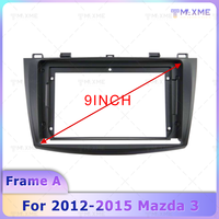 Bingkai Panel Layar Sentuh Stereo Mobil Android untuk Radio Multimedia Mobil Pabrik untuk Mazda 3 2012-2015 9 INCI LHD RHD