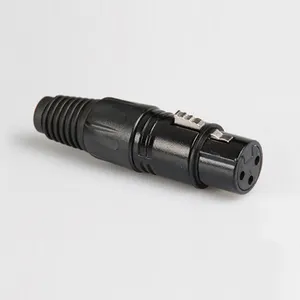 XLR cannon plug/jack/male/female connector 3pins connector