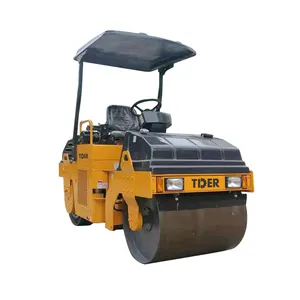 2023 Tder 1ton 2 Ton 2.5 Ton Mini Wegwalsmachine 3ton 5ton Wegpers