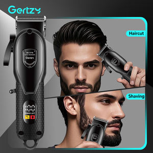 เครื่องตัดผมชายแบบมืออาชีพ ใบมีดสแตนเลส แบตเตอรี่ Li-Ion ใช้ในบ้าน/โรงแรม ภาษาอังกฤษ - Product Image 3