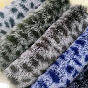 LongFine personnalisé imprimé léopard <span class=keywords><strong>tissu</strong></span> 10mm 12mm 20mm 100% Polyester haute qualité <span class=keywords><strong>tissu</strong></span> à coudre bricolage à la main fausse fourrure <span class=keywords><strong>tissu</strong></span> - Product Image 1