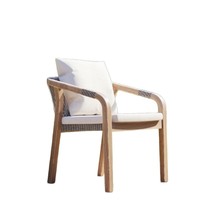 Muebles de Jardín Duraderos para Patio, Hotel o Jardín, Personalizados, Modernos, de Madera de Teca Sólida con Estructura de Aluminio, Comedor para 6 Personas CASA