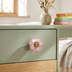 High Quality <b>Ceramic</b> Porcelain Dresser Handle <b>Knob</b> with Decorative Design for Kitchen Cabinets <b>Drawers</b> Available For Sale - Product Image 2