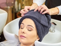 TALI Barber Shop Towel R Face Hair Towel Plaid Cotton High Absorption Antibacterial Quick Drying Low Twist Eco-Friendly Machine