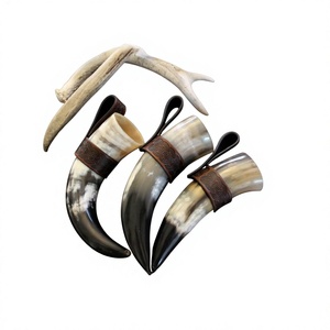 Giveaway Gifts Real Ox Horn Viking Drinking Old Fashioned Glass High Quality Custom Christmas Eco-Friendly Dishwasher Safe <b>Sets</b> - Product Image 3