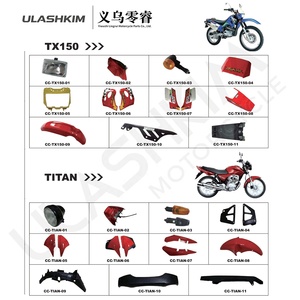 Piezas de ABS para Motocicleta <span class=keywords><strong>VIVAR</strong></span> TIGER TMX TX150 TITAN TX200 TVS APACHE RTR, Piezas Universales de Plástico para Exterior - Product Image 3