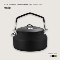 Bouilloire portable en acier inoxydable étanche indispensable pour les voyages en plein air randonnée pique-niques sac à dos cafetière cuisine en plein air