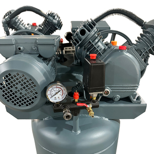Compresor de Aire Industrial Portátil de 1.5KW 2HP, de Pistón, Accionado por Correa, Vertical, Refrigerado por Aire, 220V, con Motor - Product Image 6