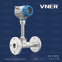 Medidor de Flujo de Remolino con Extremo Soldado, Acero Inoxidable, Resistente a la Corrosión, Compatible con Gas/Líquido/Aire/Aceite, OEM Disponible