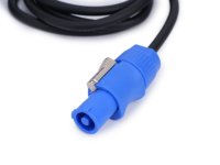 Cordon d'alimentation CA KESHI UK, rallonge 240V, 3 prises, câble SJTW, 15A, en PVC, cuivre, bleu, blanc, fiche aviation, longueur 1m