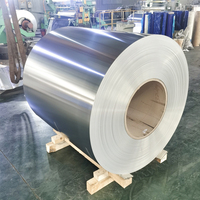 Bobine d'aluminium pur en stock, épaisseur 0,1-8 mm, bobine en alliage d'aluminium 1060, largeur personnalisée, rouleau d'aluminium pour la construction