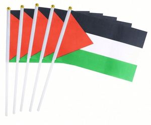Wholesale Hand Held Mini Palestine Stick Palestinian National Country <b>Flag</b> for International Festival Events Party Decorations - Product Image 4