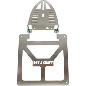 Aanpasbare roestvrijstalen off-road kentekenplaatbeugel, corrosiebestendige voertuigmontagehouder - Product Image 5