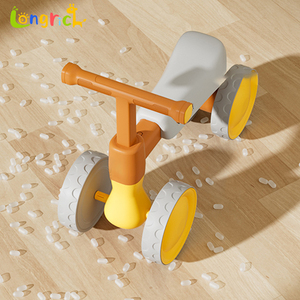 Vélo d'équilibre éducatif en plastique à tirer Jeux multifonctions Jouets marcheurs pour bébés et enfants - Product Image 2