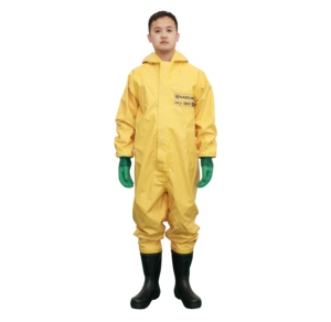 بدلة كيميائية مضادة للكهرباء الساكنة ومقاومة للأحماض والقلويات من الدرجة الأولى للحماية من البخار من هايجو HG-3WF - Product Image 1