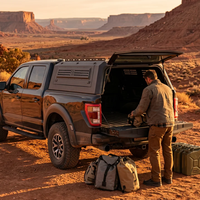 Capot de camionnette 4x4 en aluminium, design modulable, double cabine, étanche, pour Toyota Tacoma, RAM 1500, Ford Ranger