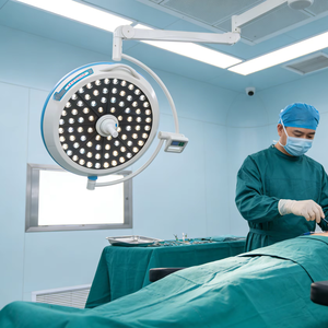 पोर्टेबल चिकित्सा नेतृत्व वाले ऑपरेटिंग ओट लाइट प्लास्टिक और धातु छत थिएटर लैंप डिस्क आकार के बीड विद्युत स्रोत - Product Image 1