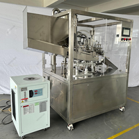 Machine de remplissage et de scellage automatique de tubes à air chaud Machine d'emballage cosmétique pour crème et pâte Crème solaire Lotion