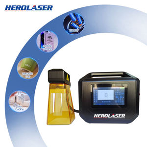 เครื่องเลเซอร์มาร์กกิ้งแบบพกพา New Herolaser รุ่น 3D CNC ไฟเบอร์เลเซอร์ ระบบระบายความร้อนด้วยอากาศ ความแม่นยำสูง 20W/30W รองรับไฟล์ AI/PLT/DXF/BMP/DWG - Product Image 3