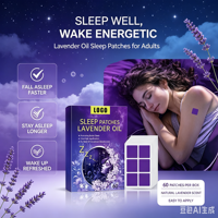 Patchs de sommeil personnalisés avec logo, 42 unités, vente en gros d'usine, patchs transdermiques pour le bien-être et une bonne respiration