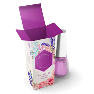 Juegos de cajas de cosméticos de papel de embalaje plegable personalizado, cajas de papel de esmalte de uñas y Cajas de Regalo. - Product Image 1